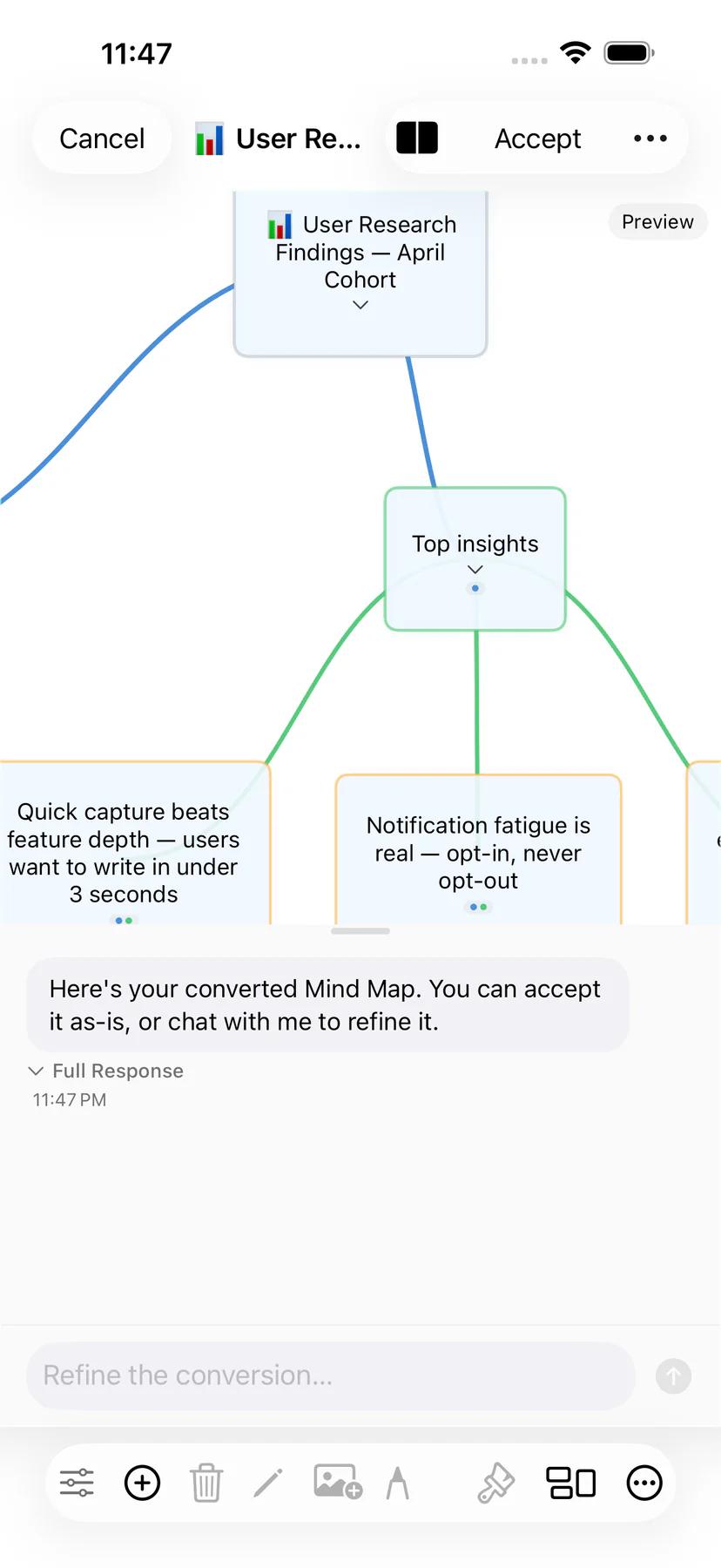 Mintofu preserving formatting and attachments during content conversion