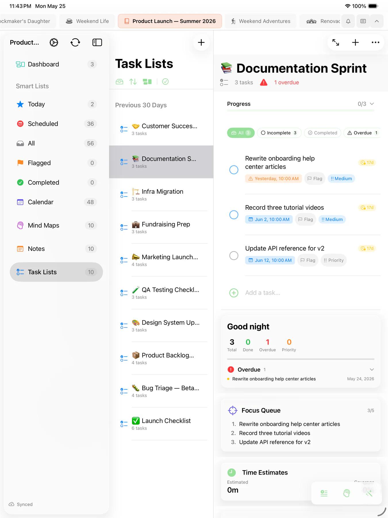 Mintofu Smart Lists with custom filter rules and activity feed